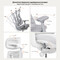 Фото - Крісло офісне LiberNovo Omni Space Gray 48 см (CP-GW-0000015-00-00) | click.ua
