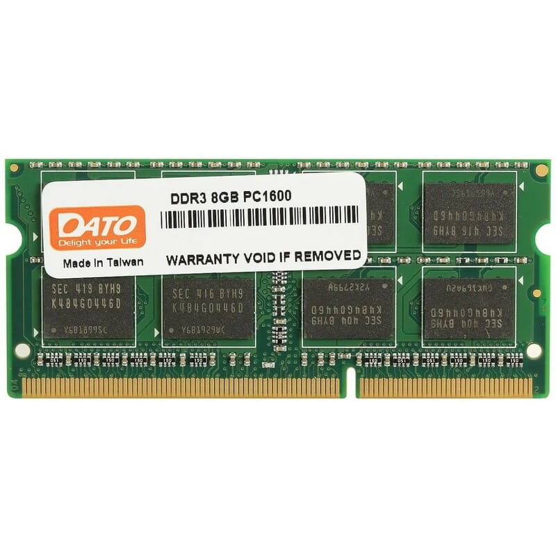 Модуль памяти SO-DIMM DDR3L 8GB/1600 Dato (DT8G3DSDLD16)