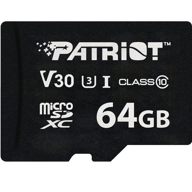 Карта пам`ятi MicroSDXC 64GB UHS-I/U3 Class 10 Patriot VX R90/W80MB/s (PSF64GVX31MCX)