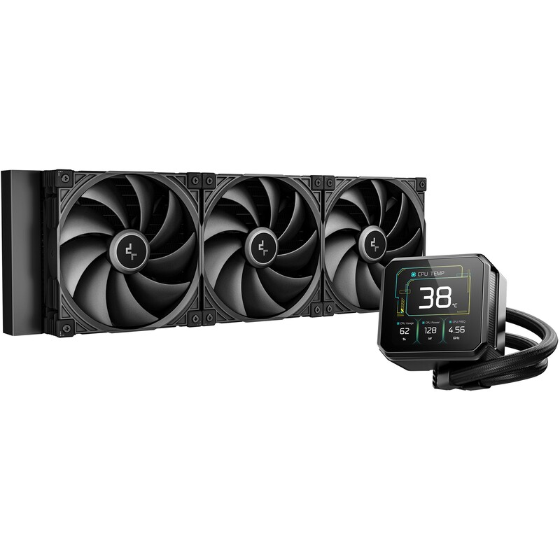 Система водяного охлаждения DeepCool Spartacus 420 Black (R-SPT420-BKDSMP-G-1)