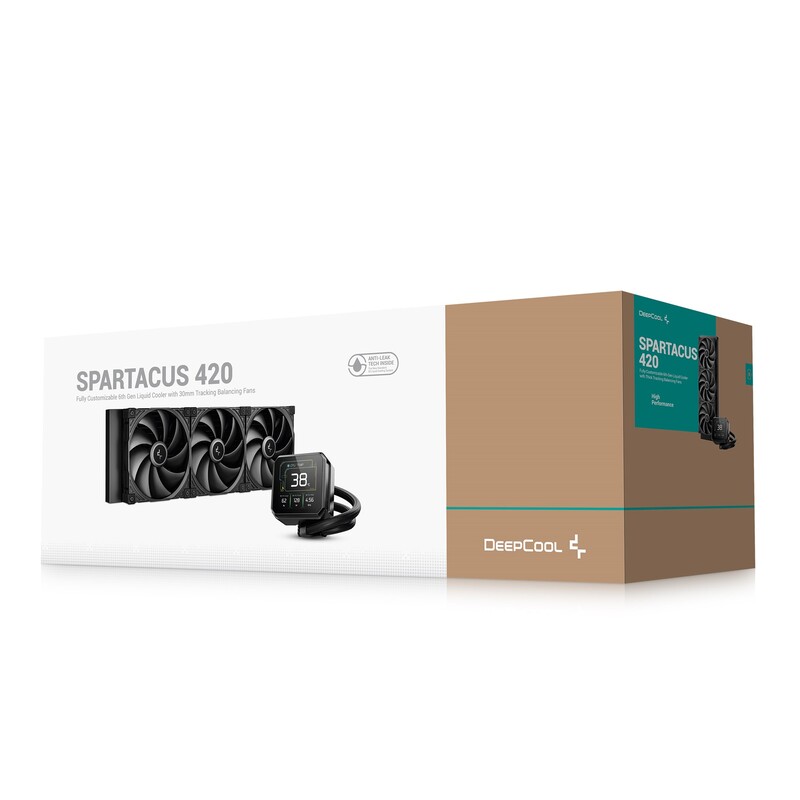 Система водяного охлаждения DeepCool Spartacus 420 Black (R-SPT420-BKDSMP-G-1)