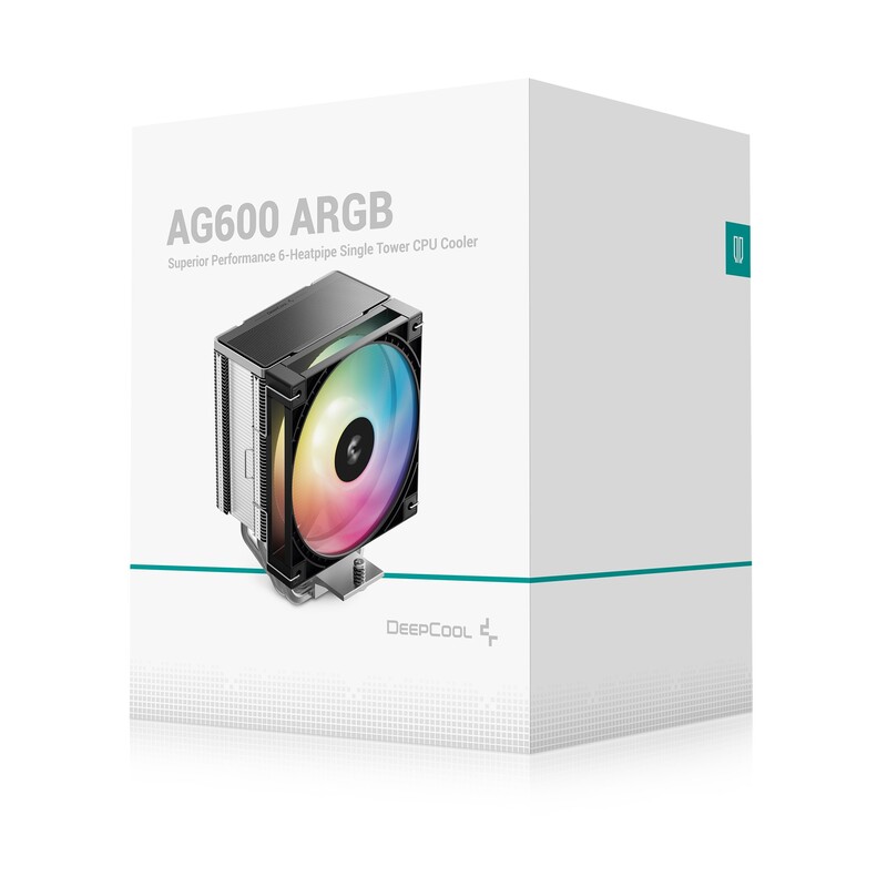 Кулер процессорный DeepCool AG600 ARGB Black (R-AG600-BKAMMG2-G)