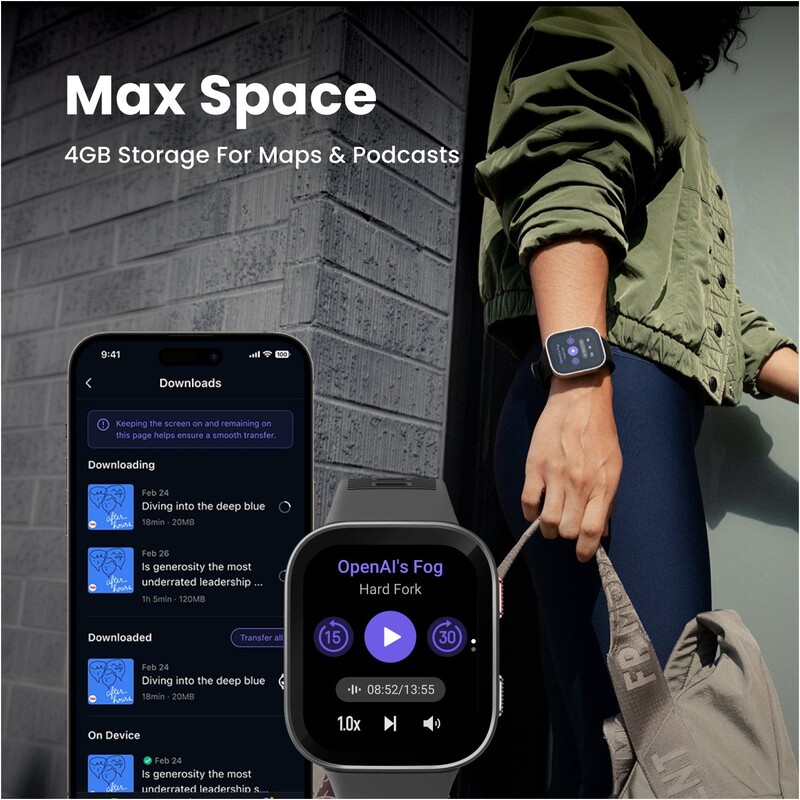Смарт-годинник Amazfit Bip Max Silver (W2568AP1N)