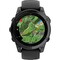 Фото - Смарт-часы Garmin Fenix E 47mm AMOLED Slate Gray Steel with Black Silicone Band (010-03025-01) | click.ua