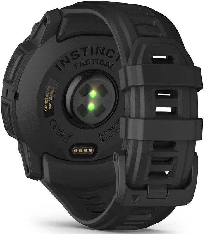 Смарт-годинник Garmin Instinct 3 50mm Tactical AMOLED Black with Black Silicone Band (010-03020-50)