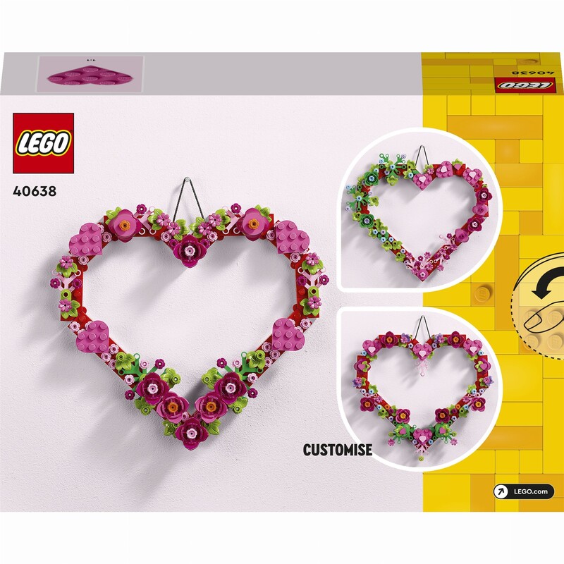 Конструктор LEGO Iconic Візерунок у вигляді серця (40638)
