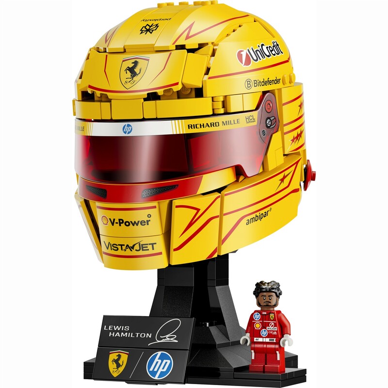Конструктор LEGO Editions Formula 1 Шолом Льюїса Гамільтона з команди Scuderia Ferrari HP (43022)