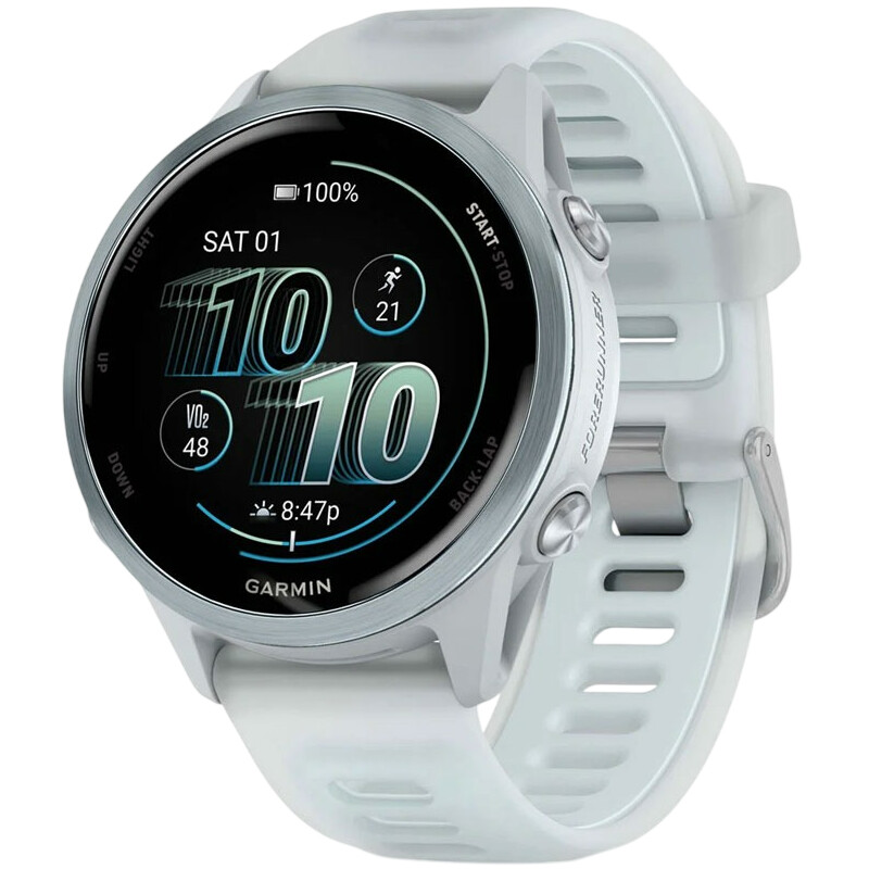 Смарт-часы Garmin Forerunner 570 42mm Cloud Blue Aluminum with Translucent Whitestone/Cloud Blue (010-02970-01)