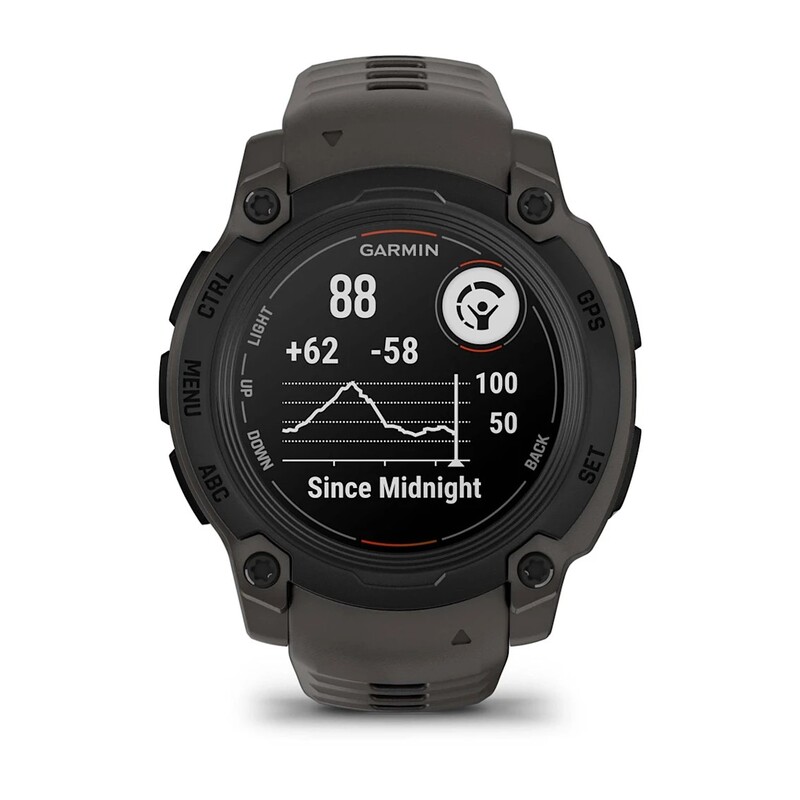 Смарт-годинник Garmin Instinct E 40 mm Black with Charcoal Silicone Band (010-02932-00)