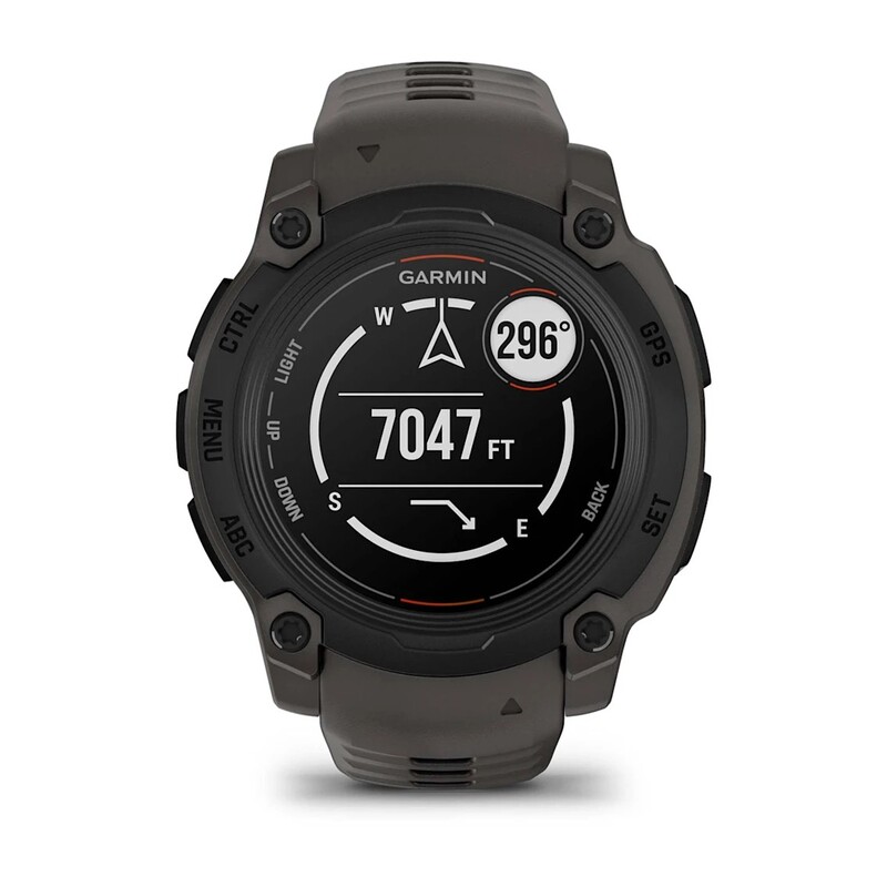 Смарт-годинник Garmin Instinct E 40 mm Black with Charcoal Silicone Band (010-02932-00)