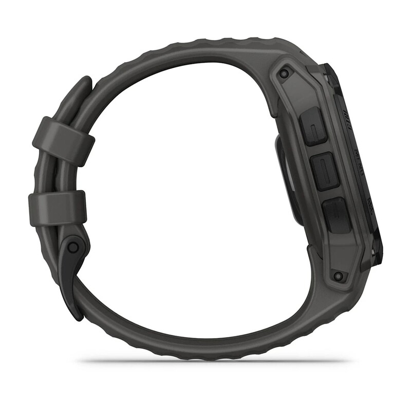 Смарт-годинник Garmin Instinct E 40 mm Black with Charcoal Silicone Band (010-02932-00)
