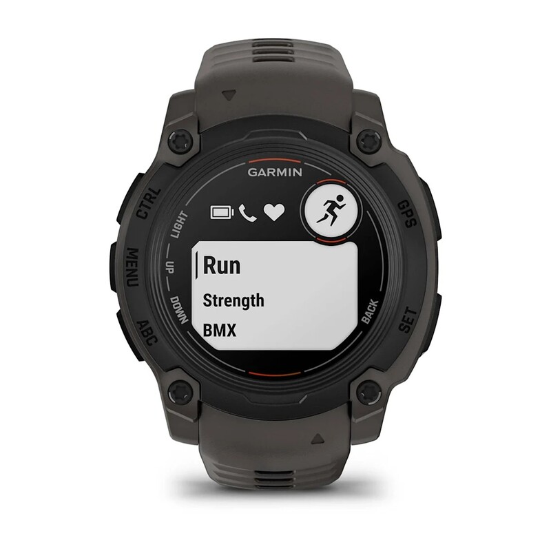 Смарт-годинник Garmin Instinct E 40 mm Black with Charcoal Silicone Band (010-02932-00)