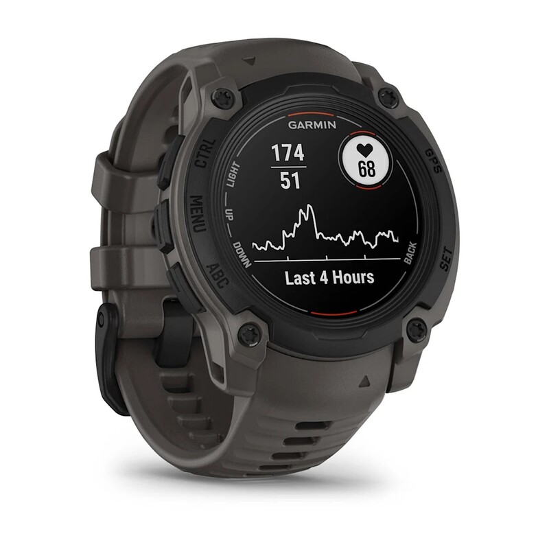 Смарт-годинник Garmin Instinct E 40 mm Black with Charcoal Silicone Band (010-02932-00)