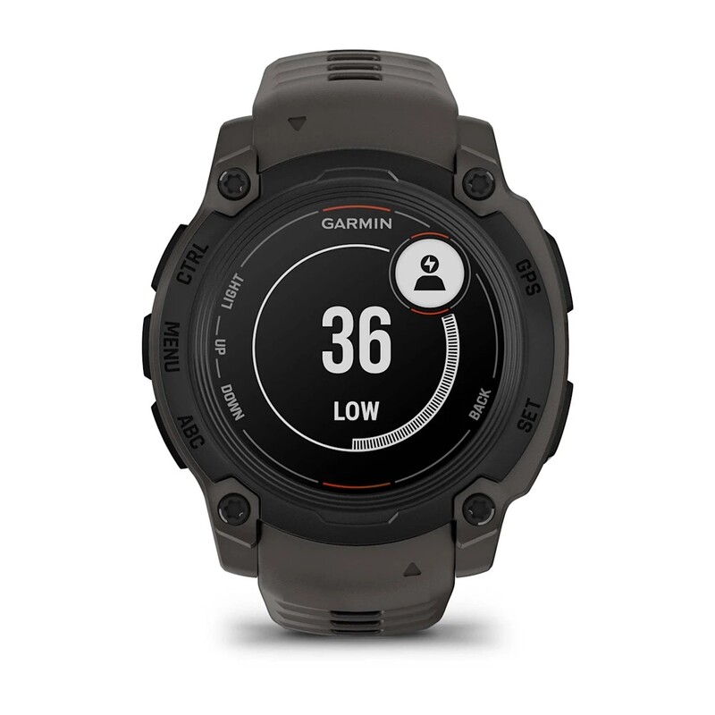 Смарт-годинник Garmin Instinct E 40 mm Black with Charcoal Silicone Band (010-02932-00)