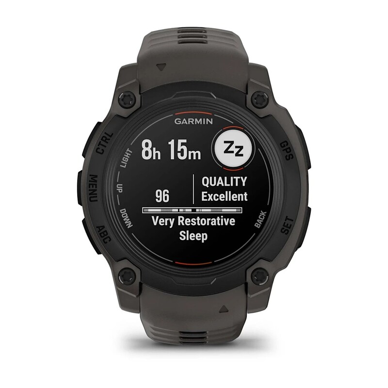 Смарт-годинник Garmin Instinct E 40 mm Black with Charcoal Silicone Band (010-02932-00)