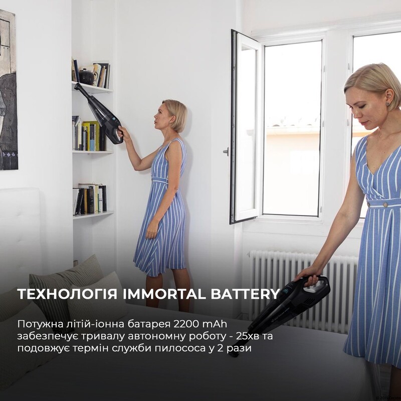 Аккумуляторный моющий пылесос Cecotec Conga Immortal ExtremeSuction 22.2 Animal Hand CCTC-05441 (8435484054416)