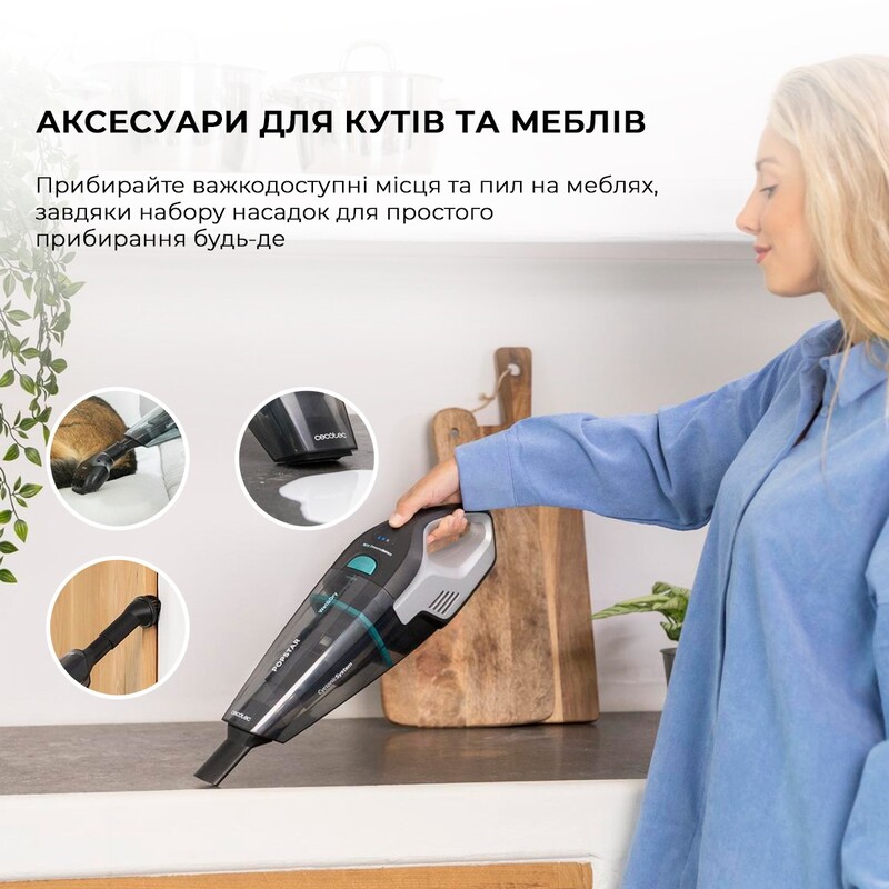 Аккумуляторный моющий пылесос Cecotec Conga Popstar Micro 18,5V Animal Hand CCTC-05540