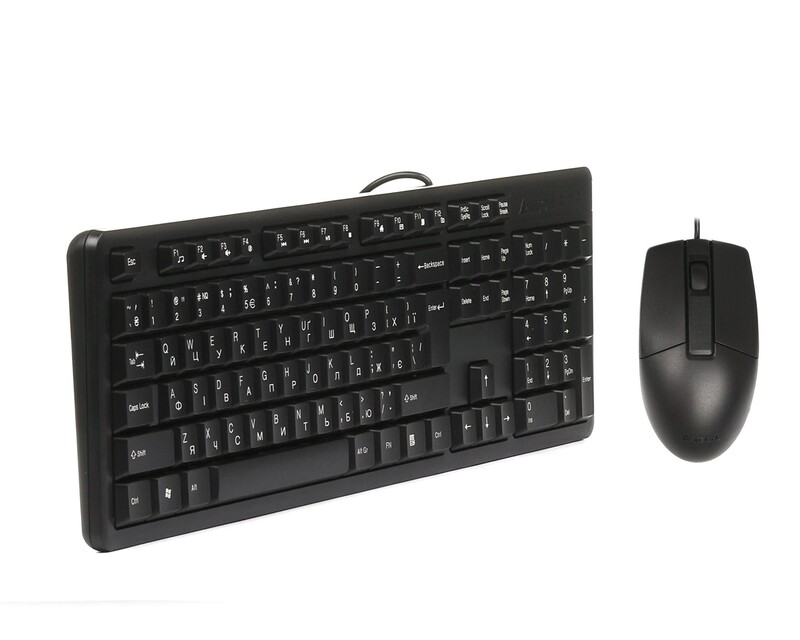 Комплект (клавіатура, миша) A4-Tech KK-3330 Black USB