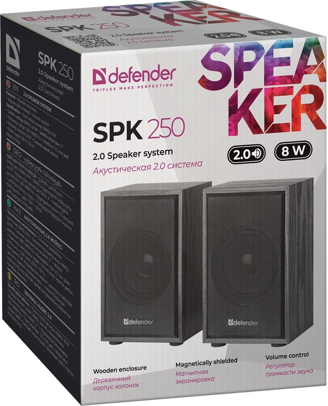 Акустична система Defender SPK-250 Black (65225)