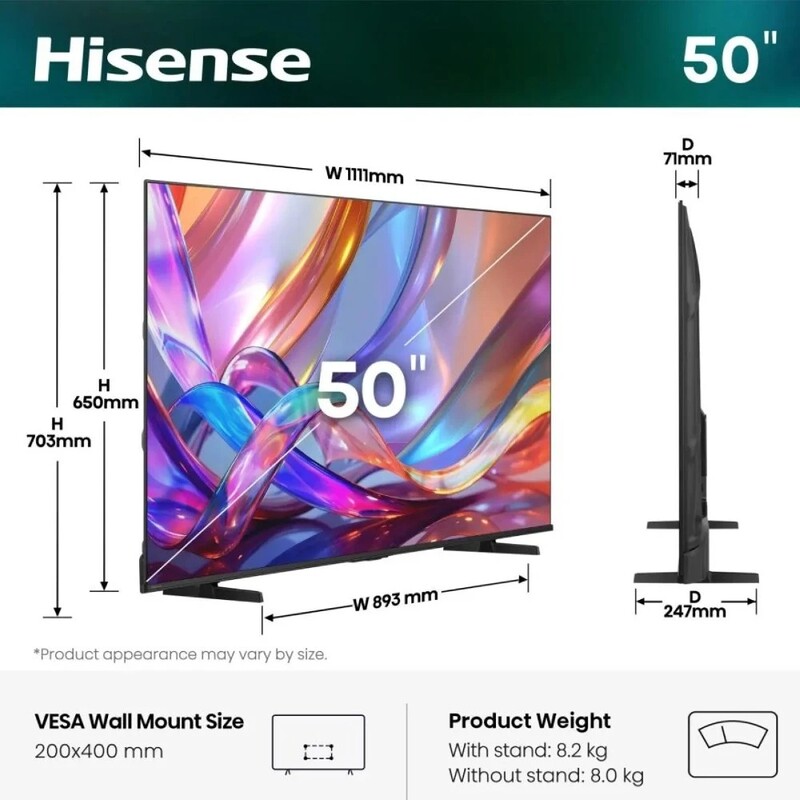 Телевизор Hisense 50E7S