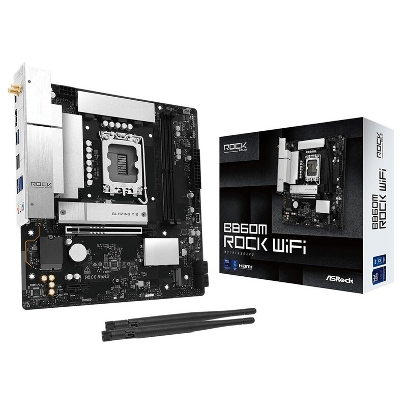 Материнська плата ASRock B860M Rock WiFi Socket 1851