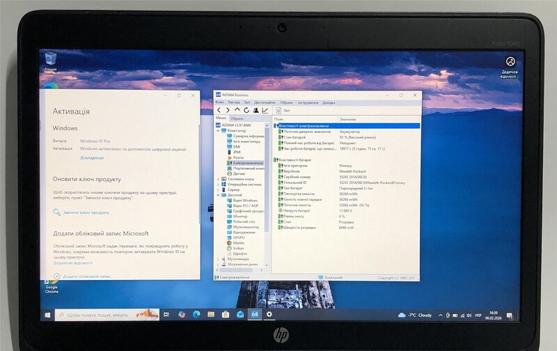 Ноутбук HP Elitebook 1040 G1 / 14" (1600x900) / i5-4210U / 4GB / 128GB SSD / Win10Pro / Backlight / сканер відбитка - Б/в