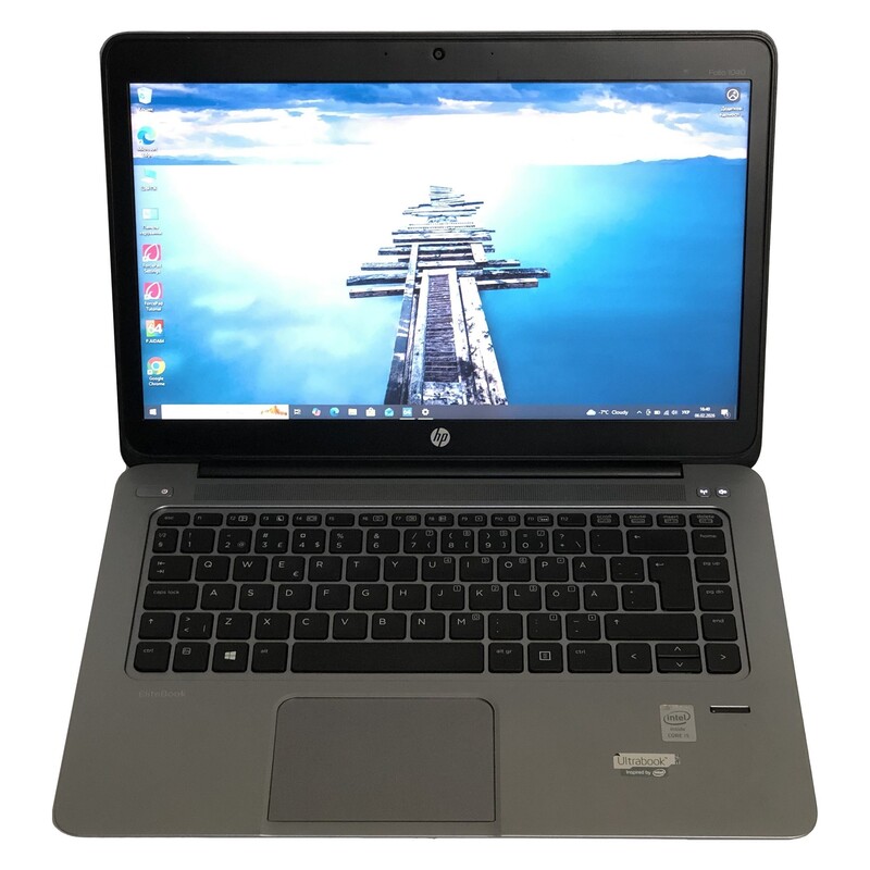 Ноутбук HP Elitebook 1040 G1 / 14" (1600x900) / i5-4210U / 4GB / 128GB SSD / Win10Pro / Backlight / сканер відбитка - Б/в