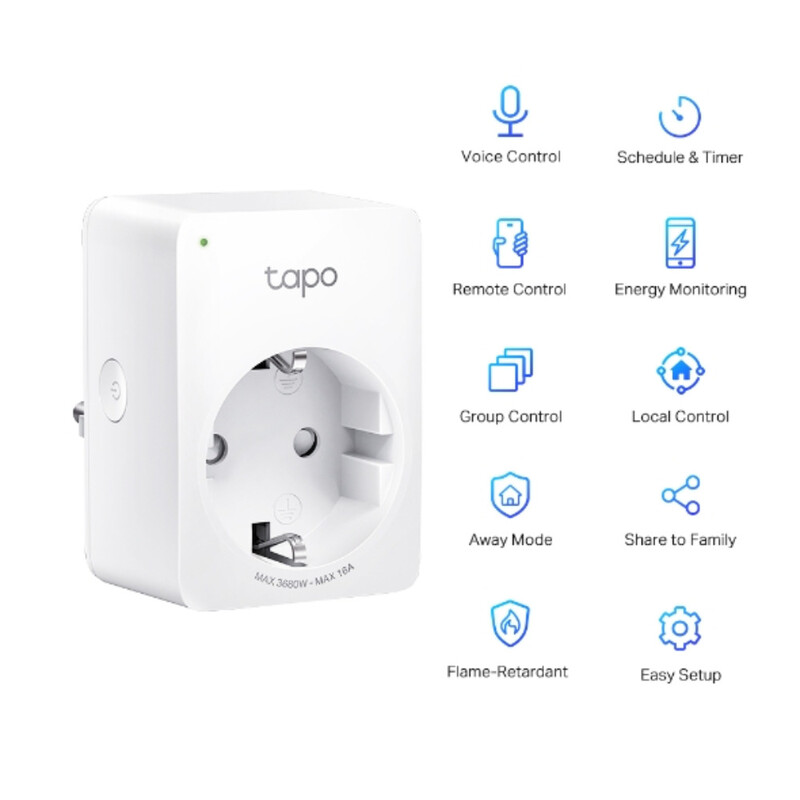 Інтелектуальна розетка TP-Link Tapo P110 (2-pack)