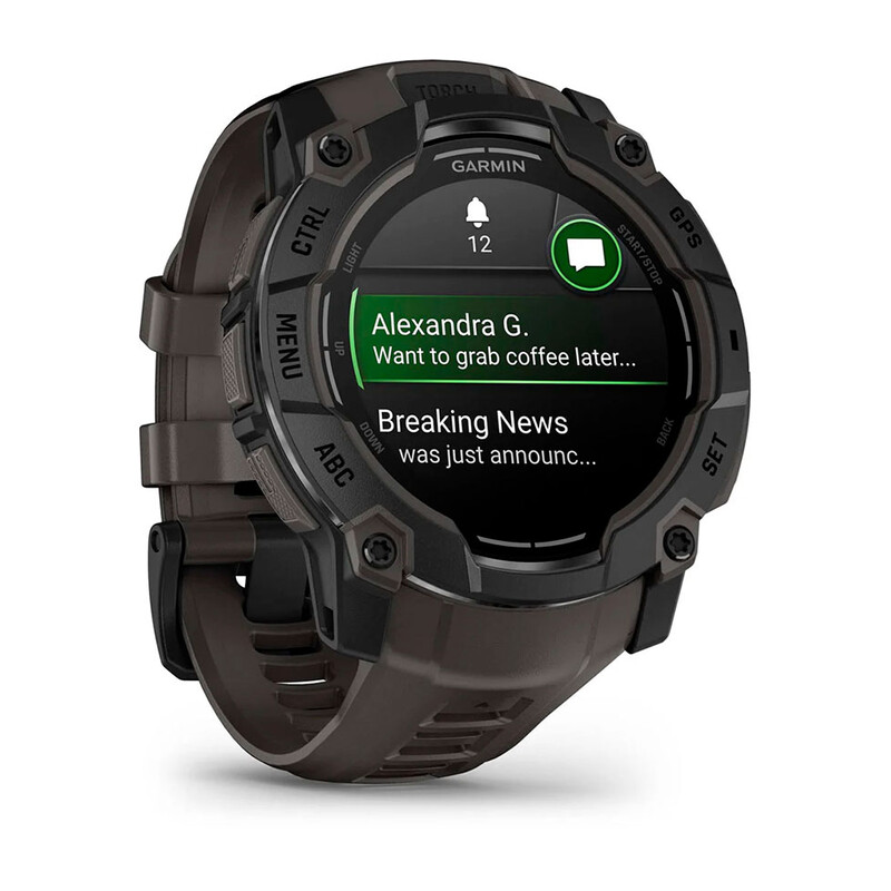 Смарт-годинник Garmin Instinct 3 50mm AMOLED Black (010-03020-00)
