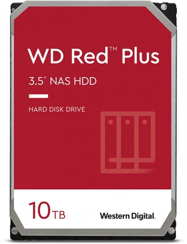 Накопитель HDD SATA 10.0TB WD Red Plus 7200rpm 256MB (WD101EFBX)