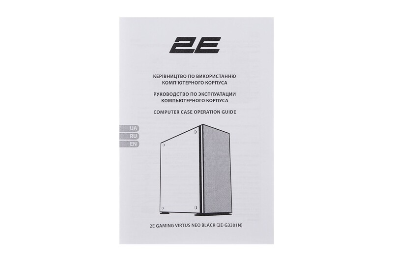 Корпус 2E Gaming Virtus Neo Black (2E-G3301N) без БП