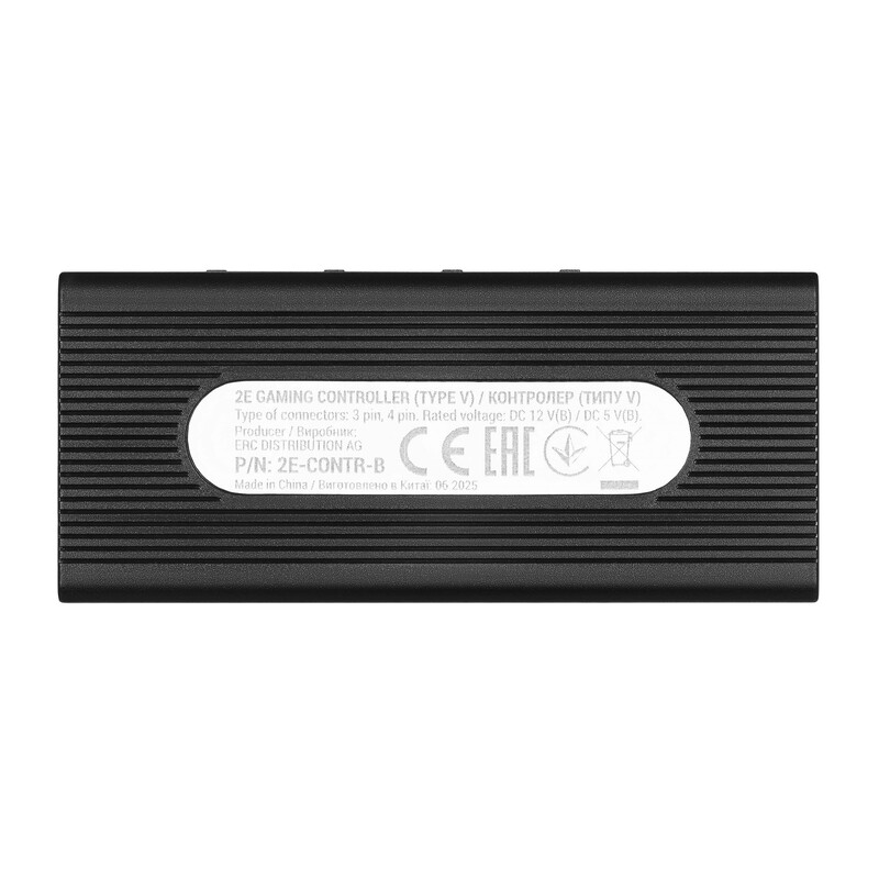 Контролер для вентиляторів 2E Gaming Air Cool ARGB Controller Black (2E-CONTR-V)