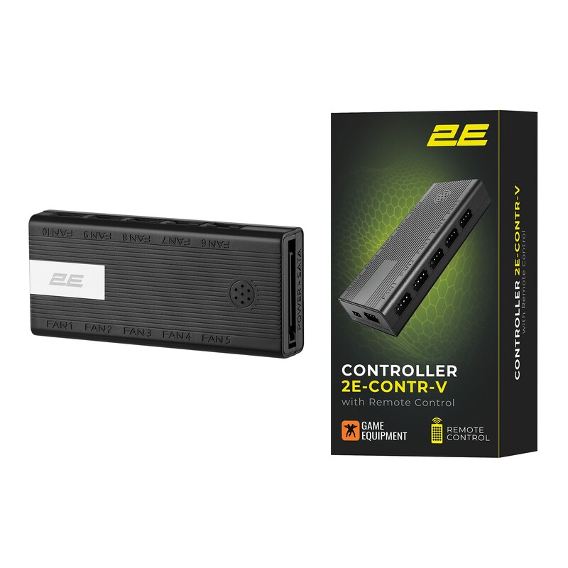 Контролер для вентиляторів 2E Gaming Air Cool ARGB Controller Black (2E-CONTR-V)