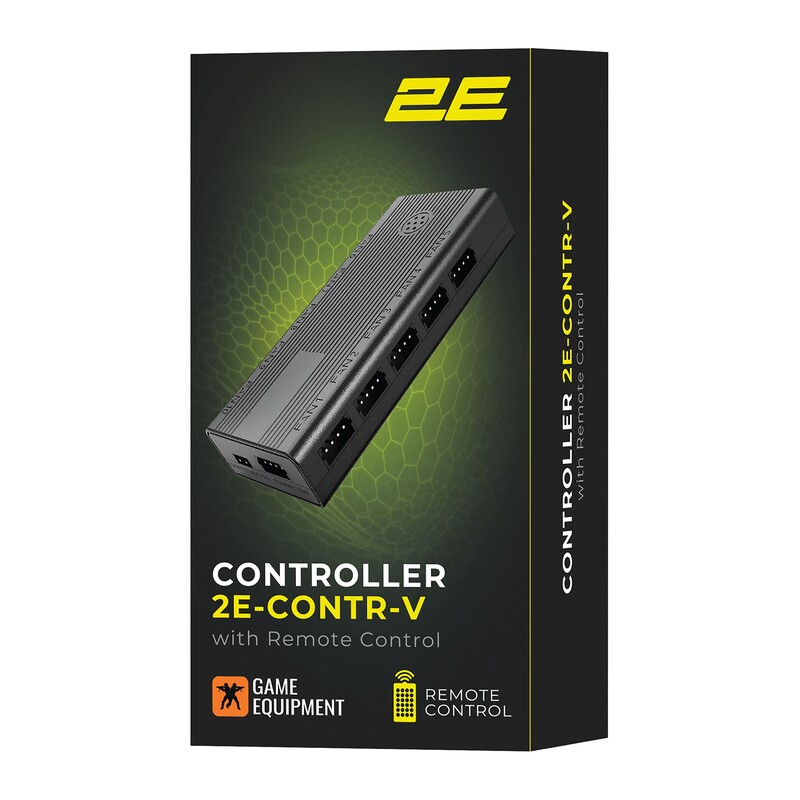 Контролер для вентиляторів 2E Gaming Air Cool ARGB Controller Black (2E-CONTR-V)