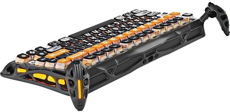 Клавіатура бездротова GravaStar Mercury K1 Pro CyberFlare (GSK1PRO_BO_BLK)