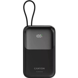 Универсальная мобильная батарея Canyon OnPower 101 10000mAh Black (CNS-CPB101BK)