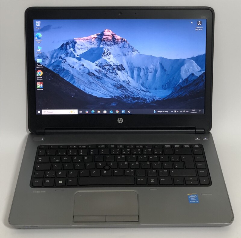 Ноутбук HP ProBook 640 G1 / 14" (1366x768) / i3-4000M / 8GB / 320GB HDD / Win10Pro - Б/в