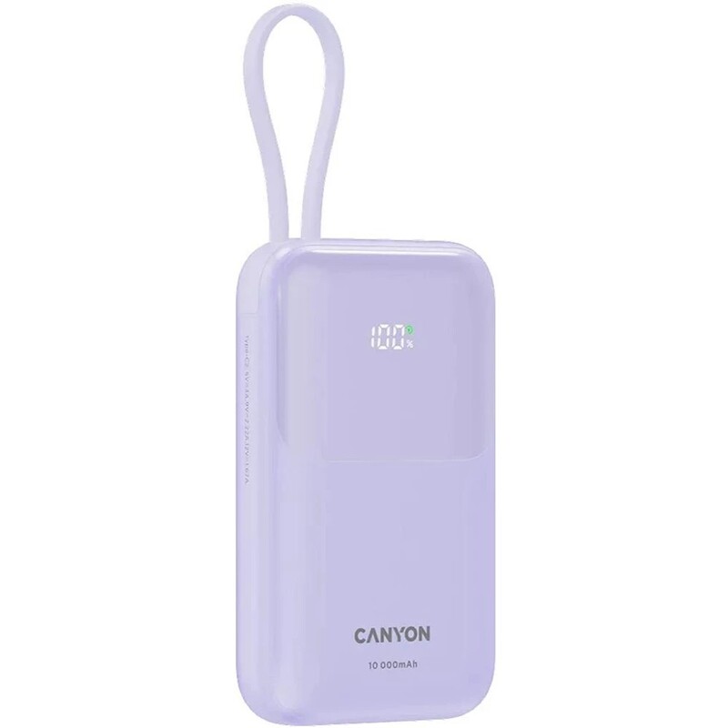 Универсальная мобильная батарея Canyon OnPower 101 10000mAh Purple (CNS-CPB101PU)