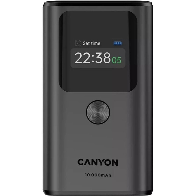 Універсальна мобільна батарея Canyon OnPower 130 10000mAh Dark Grey (CNS-CPB130DG)