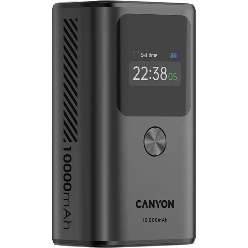 Універсальна мобільна батарея Canyon OnPower 130 10000mAh Dark Grey (CNS-CPB130DG)