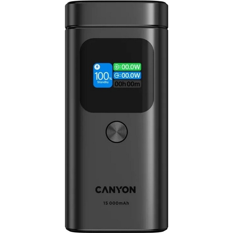 Универсальная мобильная батарея Canyon OnPower 150 Magnetic 15000mAh Dark Grey (CNS-CPB150DG)