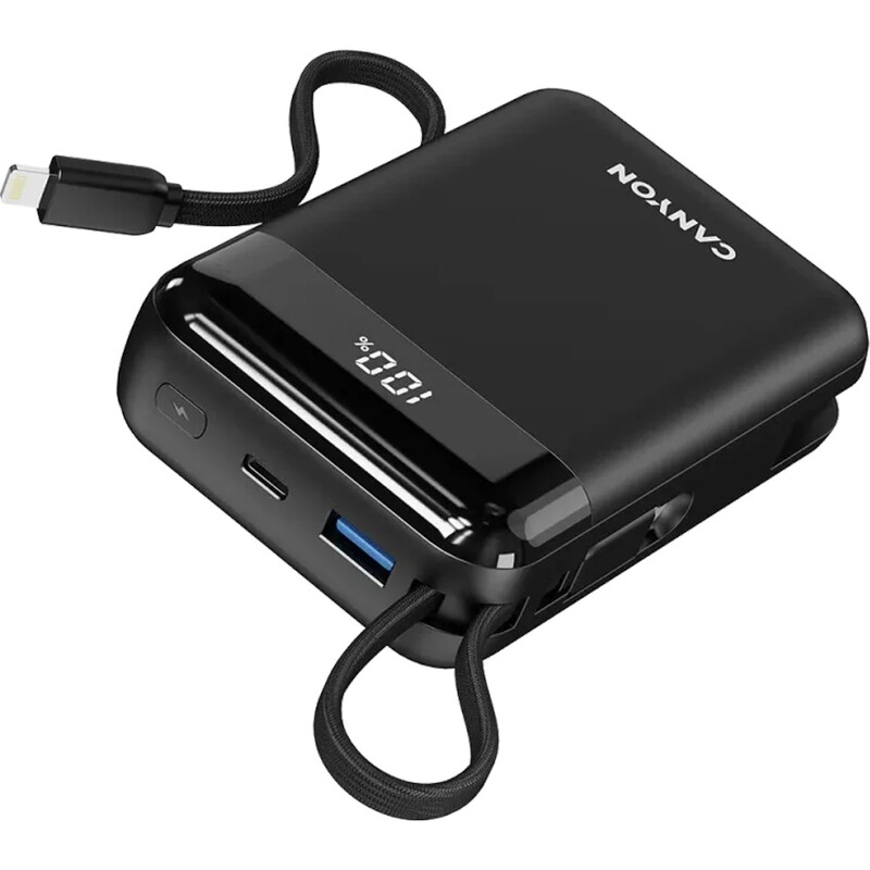 Универсальная мобильная батарея Canyon OnPower 204 20000mAh Black (CNS-CPB204B)