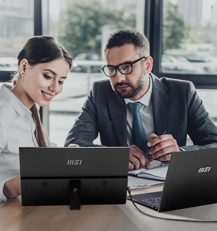 Монитор портативный MSI 15.6" Pro MP165 E6 IPS Black