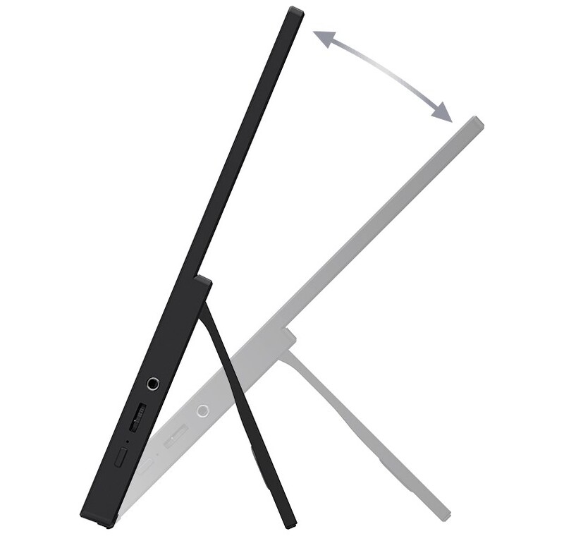 Монитор портативный MSI 15.6" Pro MP165 E6 IPS Black