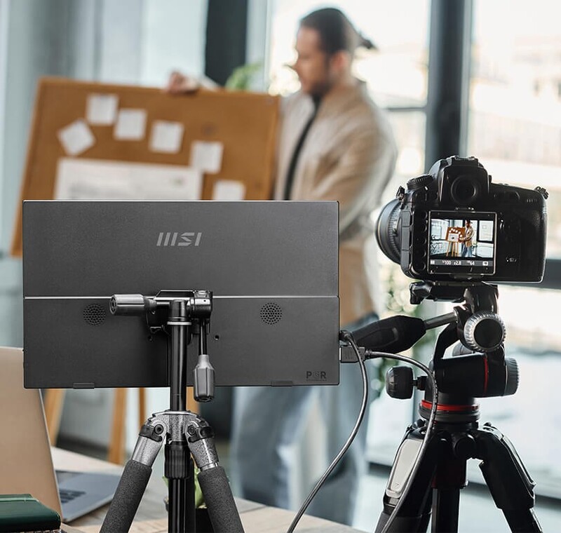 Монитор портативный MSI 15.6" Pro MP165 E6 IPS Black