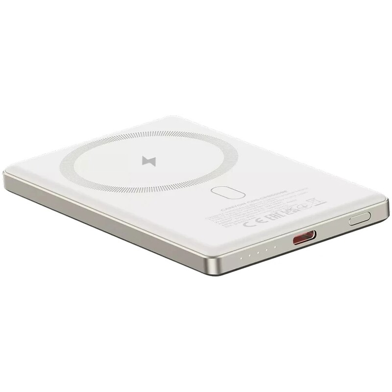 Универсальная мобильная батарея Canyon OnPower 505 Slim Magsafe 5000mAh Beige (CNS-CPB505BE)
