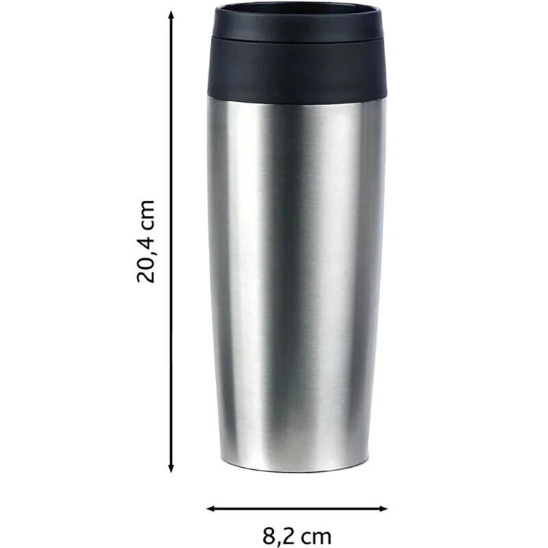 Термочашка Tefal Travel Mug Classic 360 мл Stainless Steel (N2020110)