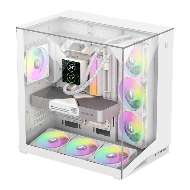 Корпус GameMaxNEX C56 VC WH