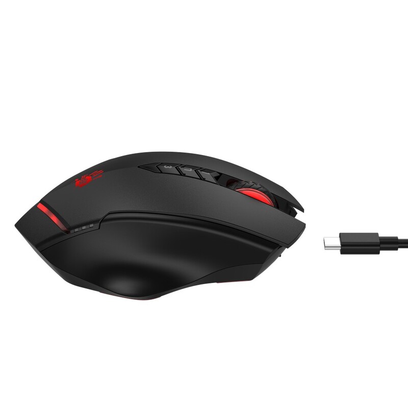 Мышь беспроводная Bloody R80 Plus Black