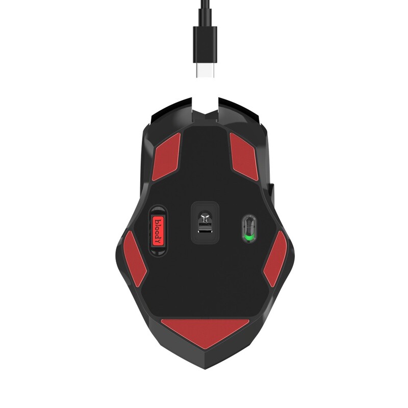 Мышь беспроводная Bloody R80 Plus Black